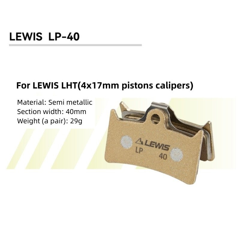 Lewis Semi Metallic bremseklosser